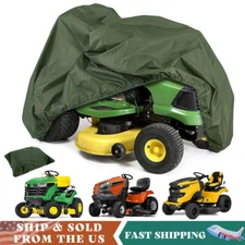Heavy Duty 420D Riding Lawn Mower Cover Waterproof Tractor Sun Protector Garden