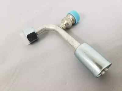 #ad Beadlock A C Fitting Crimp Female O Ring 90 Degree #6 High Pressure Service Port $11.85