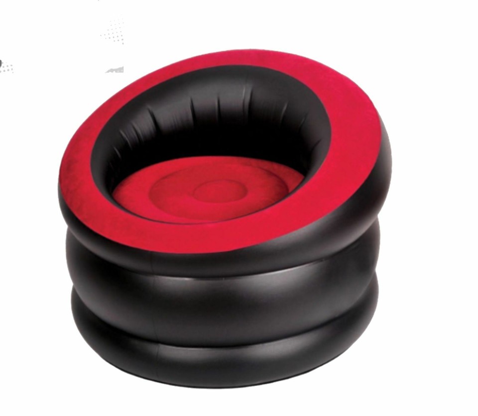 Single Double Inflatable Chair Sofa Gaming Lounger Blow Up Seat Outdoor ...