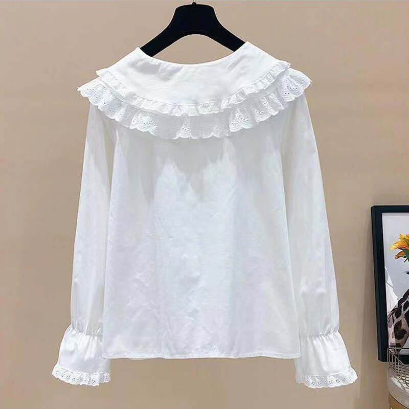 Ameri LADY UNUSUAL LACE BLOUSE (オフホワイト) Ameri VINTAGE - LADY UNUSUAL LACE BLOUSE オフホワイトの通販