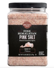 Wellsley Farms Fine Himalayan Pink Salt, 5 lbs Gourmet Spice 3/2028