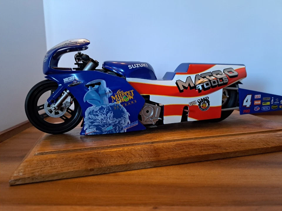 亲笔签名 Matco Tools Craig Treble Muppets 2002 1: 9 Pro 现货摩托车自行车  — 第 3/4 张图片