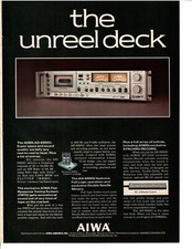 Vintage Aiwa AD-6900U Cassette Deck ad - High Fidelity Jan-79