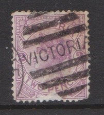 (F98-108) 1886 Australia Victoria 2d violet QVIC (space filler)(DH)