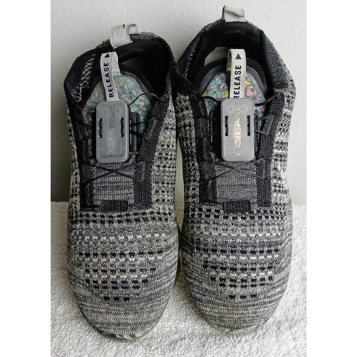 Nike Air Vapormax 2020 Flyknit Max Running Youth Black Gray CJ4069