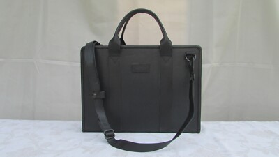 Killspencer Black Leather Hard Case Attache Briefcase 11