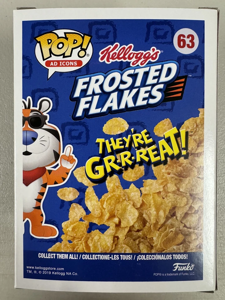 Tony The Tiger 63 ~ Kellogg’s ~ Vinilo Funko Pop ~ Iconos publicitarios + PROTECTOR POP GRATIS Foto 4 de 4