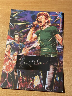 Ronnie Wood 'Raw Instinct' Einladung von der Ausstellung London 2013