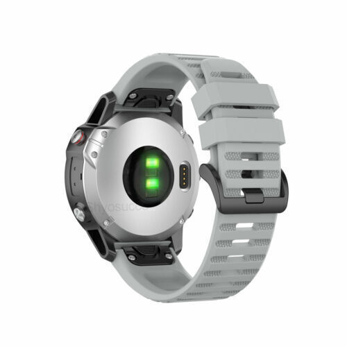 Per Garmin Fenix 7/7X 6/6X 5/5X Plus 965 955 Quick Fit Cinturino Silicone Sport - Foto 16 di 54