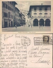 FIGLINE VALDARNO, CORSO AVERANI, ANIMATED 1930s-TUSCANY (FI)-FP/VG-45195