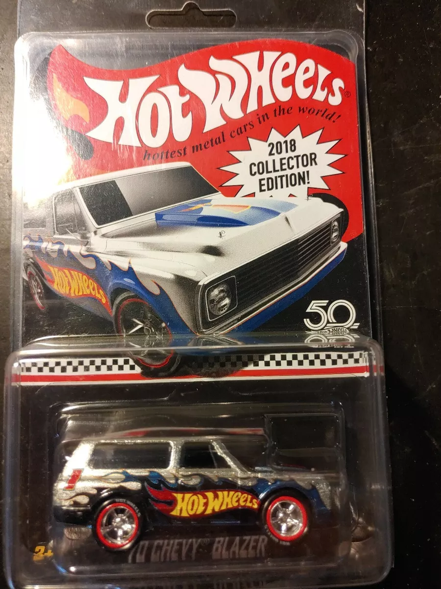 Hot Wheels CHEVY BLAZER Real Riders 2018 Hot Wheels Factory Sealed w Protector