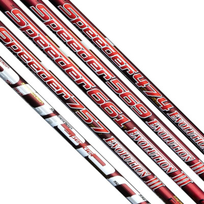 Fujikura Speeder Evolution III Driver Golf Shaft Select Weight Flex Adapter Grip