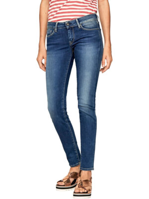 Pepe Jeans Damen Jeans SOHO - Skinny Fit - Blau - Blue Denim W 25-W34 Stretch