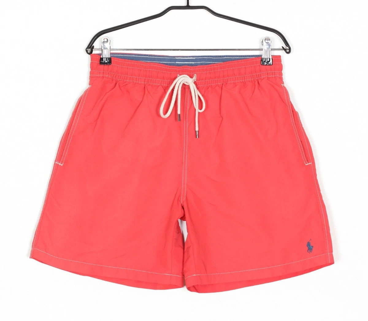 POLO RALPH LAUREN Maillot de Bain Rose Short Homme Taille M DZ3446