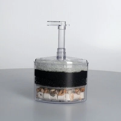 Air Driven Internal 5 Stage Corner Sponge Filter Biological Aquarium Fish Tank