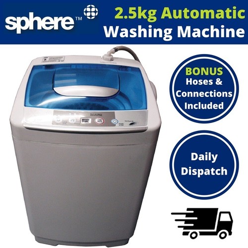 Sphere Mini Washing Machine 2.5kg Automatic for Caravan, Motorhome, RV