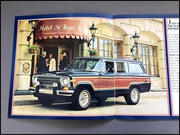 1986 Jeep Grand Wagoneer 12-page Original Car Dealer Sales Brochure Catalog Foto 2 de 4
