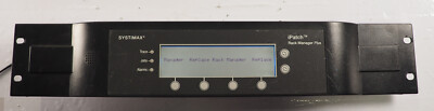 Systimax iPatch Rack Manager Plus LCD Display Unit Class A Trace Jobs Alarms