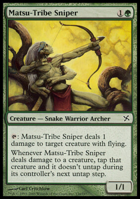 Magic the Gathering MTG Matsu-Tribe Sniper (136) Betrayers of Kamigawa   LP