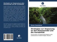 Strategien Zur Anpassung An Den Klimawandel Und Die VariabilitäT | Buch | 978620