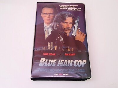 Blue Jean Cop 1988 VHS German PAL VPS Video Peter Weller Shakedown