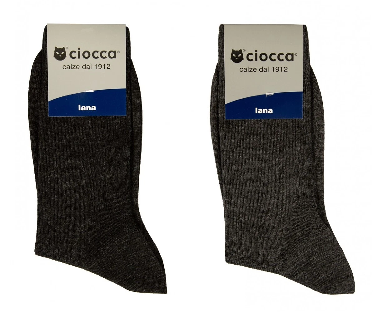 1 Men's low socks 80% wool CIOCCA article 888/1