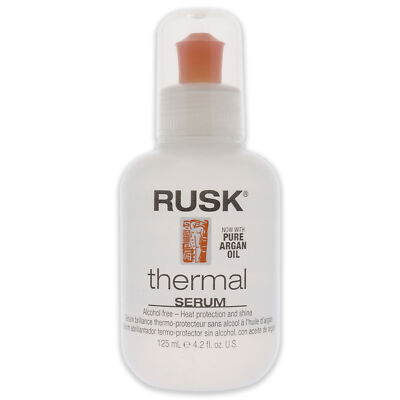 Rusk Thermal Serum 4.2 Oz – Glättendes Haar-Serum Gegen Frizz, Mit Arganöl