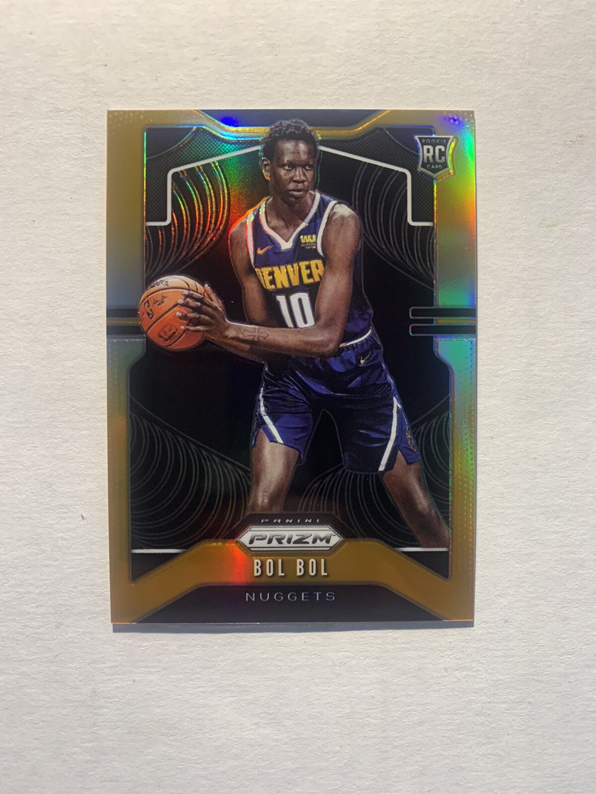 2019-20 Panini Prizm Orange Prizms Bol Bol Denver Nuggets RC Rookie #/49 SP