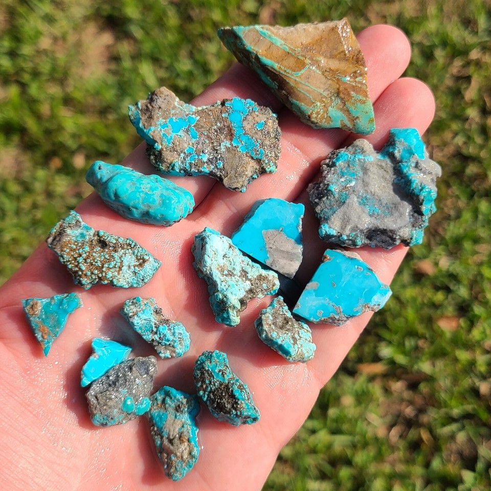 MORENCI TURQUOISE ROUGH ARIZONA USA 58.5 GRAMS eBay