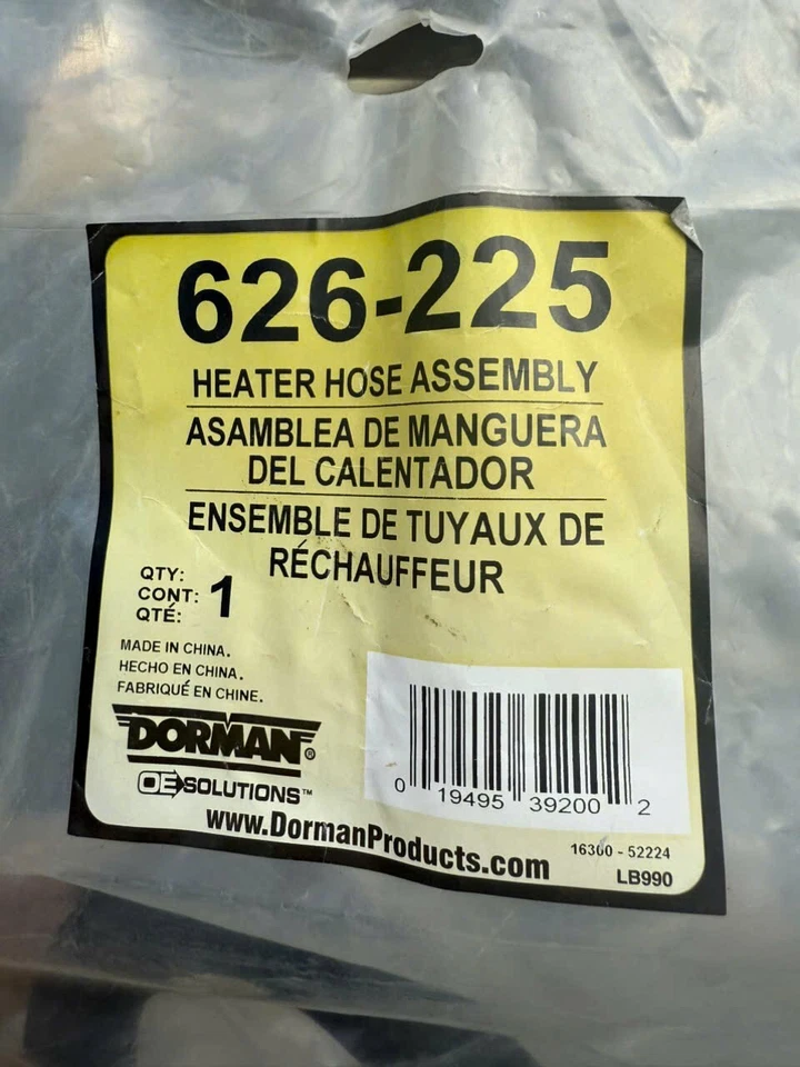 NOVO tubo de desvio de líquido de arrefecimento do motor Motorcraft KM-4386 Ford Windstar 3.8L V6 1999-03 - Imagem 2 de 2