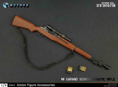 ZY Toys ZY2017B WWII US M1 Garand Sniper Rifle 1/6 Fit for