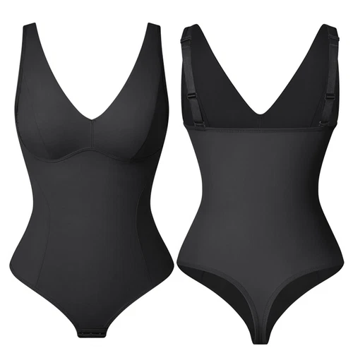 Shapewear Body Tank Tops Damen Bauchkontrolle Taille Trainer Ganzkörper Shaper - Bild 37 von 41