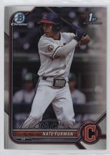 2022 Bowman Draft Chrome Refractor Nate Furman #BDC-182 6u5