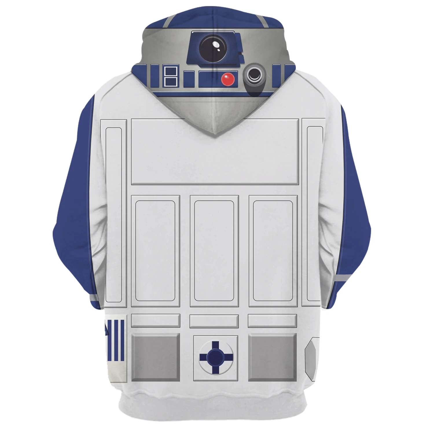 Star Wars R2-D2 Robot Hoodie Sweatshirt Sweatpants Cosplay Costume Apparel