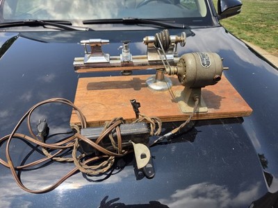 C&E Marshall Co. Peerless Makers Jewelers Lathe Motor Watch-Craft Motor Runs 