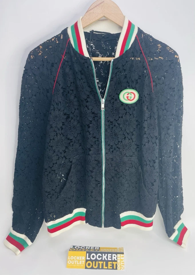 Chaqueta Gucci 46 IT Nunca Usada Negra, Algodón Foto 2 de 4