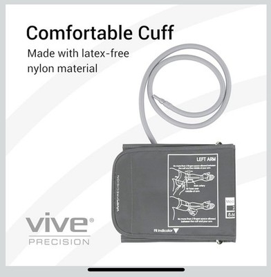 Vive Large BPM Replacement Cuff Compat Omron Series 3 & 5 Vive Precision Models