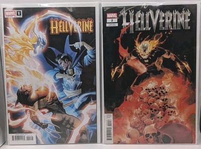 Hellverine #1 1:25 Incentive Variant And #2 1:25 Incentive Variant Covers NM