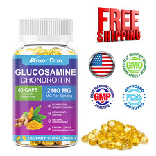 Triple Strength 2100mg Glucosamine Chondroitin  MSM Joint Support 60 Pills