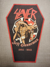 SLAYER - Jeff Hanneman - Backpatch for Battle Jacket Metal Vest - Patch - Exodus