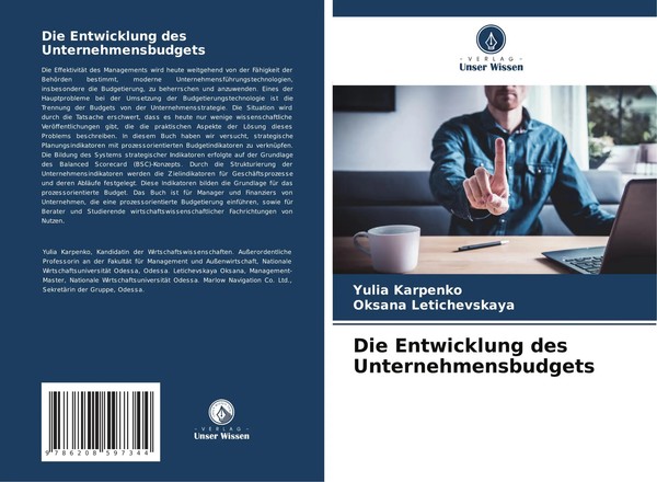 Yulia Karpenko (U. A.) | Die Entwicklung Des Unternehmensbudgets | Taschenbuch-image