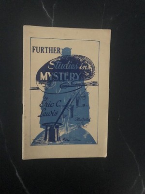 Rare Vintage Magic Book - Further Magical Studies By Eric C Lewis Vol 3