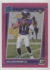 2021 Panini Donruss Optic Rated Rookie Pink Prizm Kellen Mond #221 00em