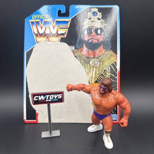1991 Hasbro WWF Macho King Randy Savage With Cardb...