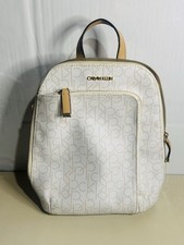 Calvin Klein Women's Backpack Purse with Zipper Closures and Adjustable Straps