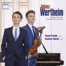 Juliusz Wertheim Works For Piano Solo/Sonata For Piano Violin - CD - K4Z-image