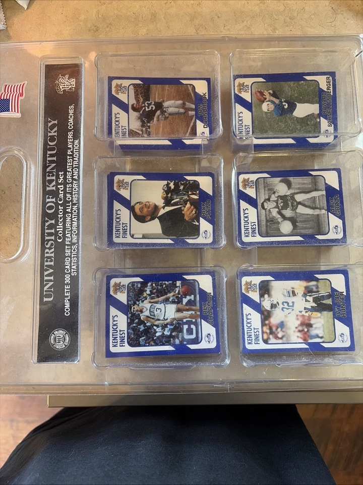 Juego de cartas de coleccionista de la Universidad de Kentucky 1989 colección universitaria Foto 2 de 2