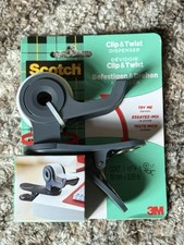 SCOTCH CLIP & TWIST TAPE DISPENSER