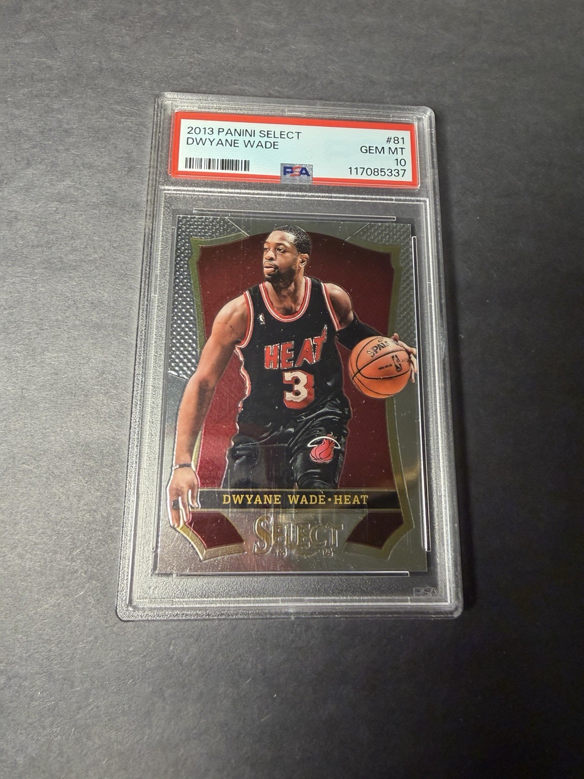 Panini 2013-14 Select Dwyane Wade #81 Miami Heat NBA Basketball PSA 10 💎 gem