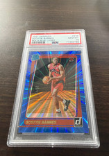2021 Scottie Barnes Donruss Holo Blue Laser Rated Rookie 25/49 - PSA 10